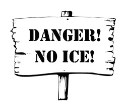 No ice